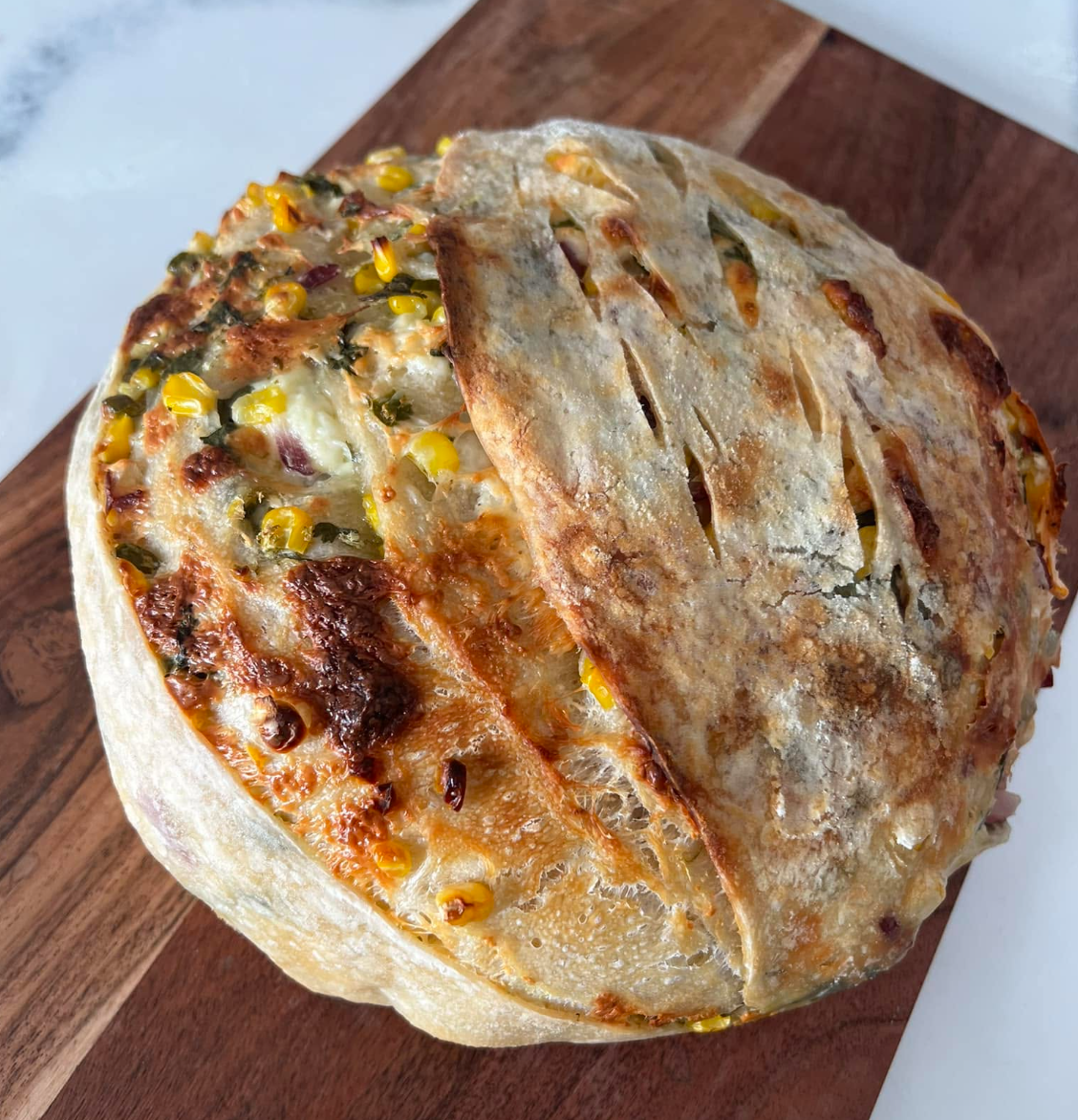 Elote Sourdough Loaf